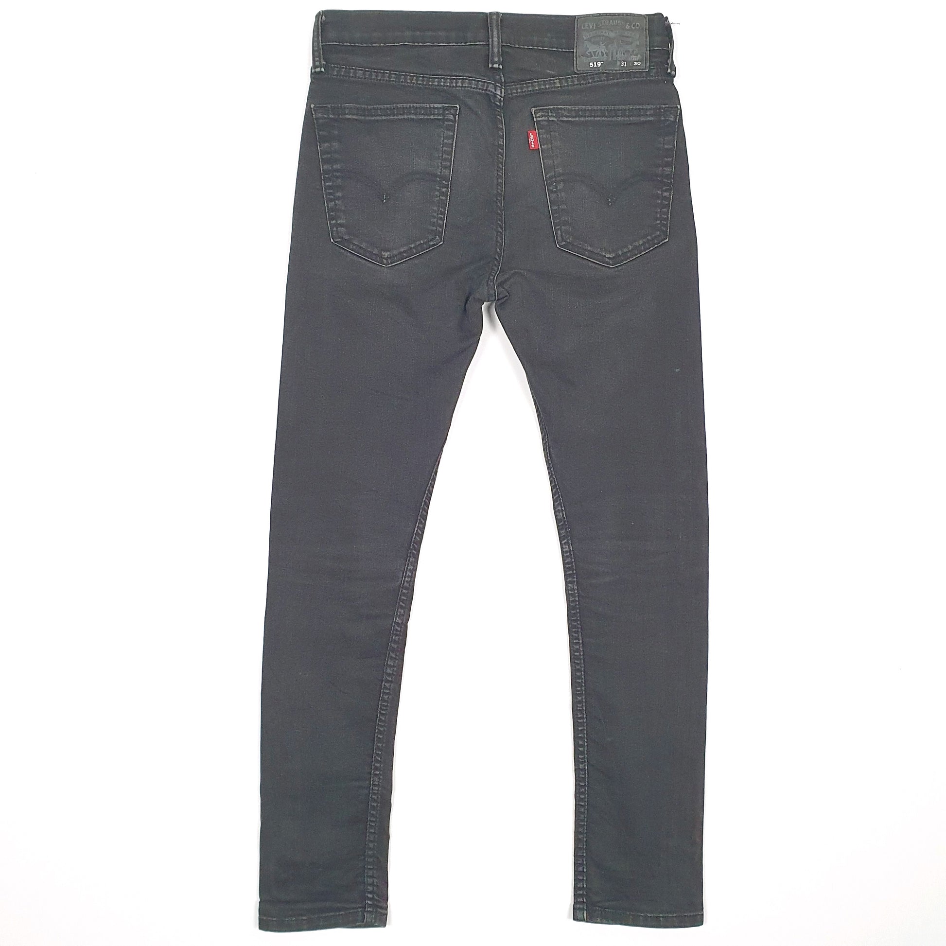 Levis 519 Skinny Fit Jeans W31 L28 Black