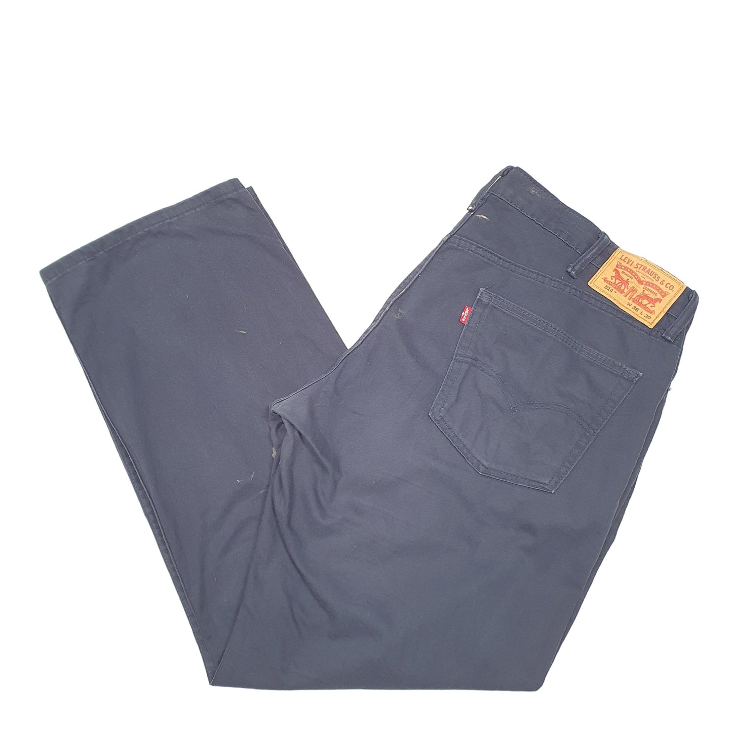 Mens Navy Levis 514 Chino Trousers