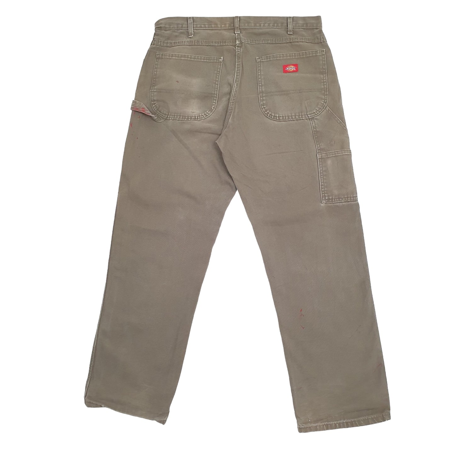 Mens Khaki Dickies  Carpenter Trousers