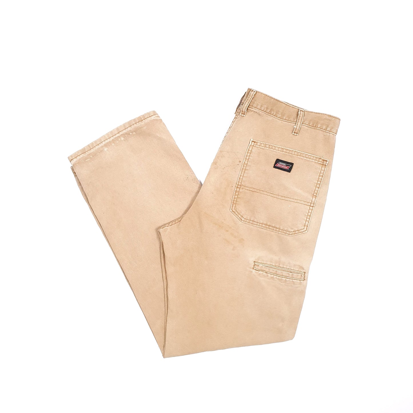 Mens Dickies Brown Carpenter Trousers W36 L31 Brown