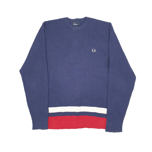 Fred Perry Crewneck S Navy