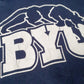 Mens Navy Champion BYU Birmingham Young University Cougars Hoodie Jumper
