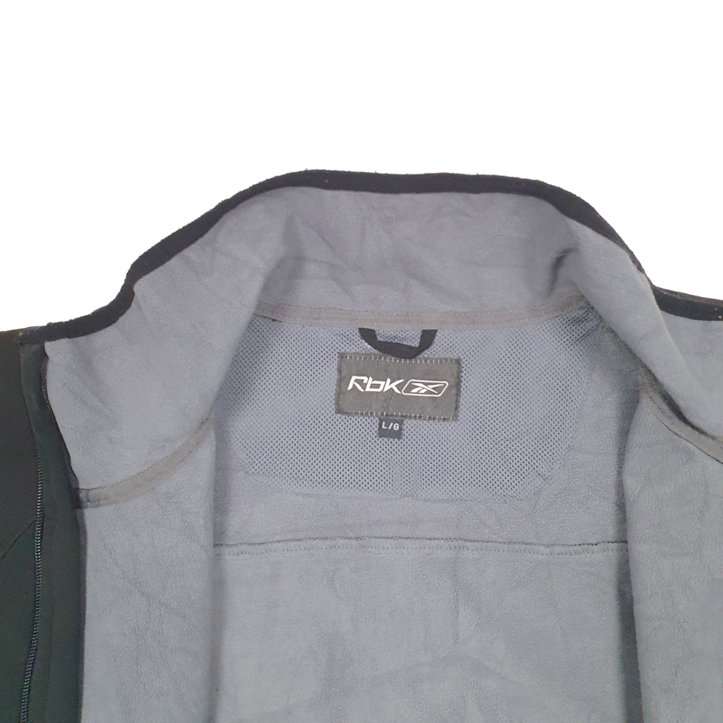 Mens Black Reebok  Crewneck Coat