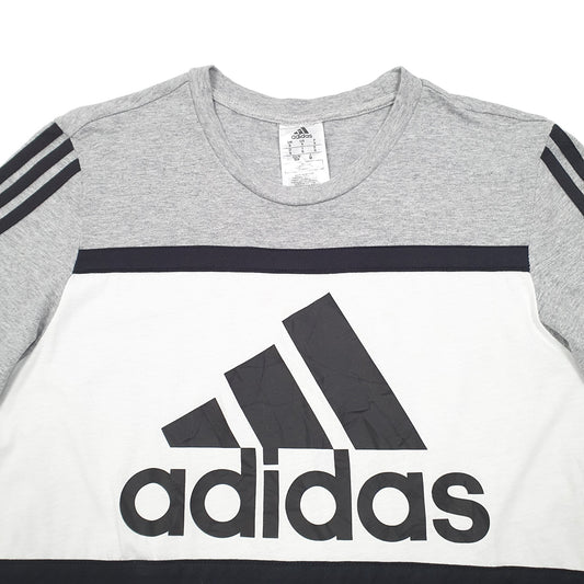 Adidas Short Sleeve T Shirt Grey