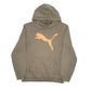 Mens Green Puma  Hoodie Jumper