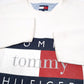 Mens White Tommy Hilfiger  Crewneck Jumper