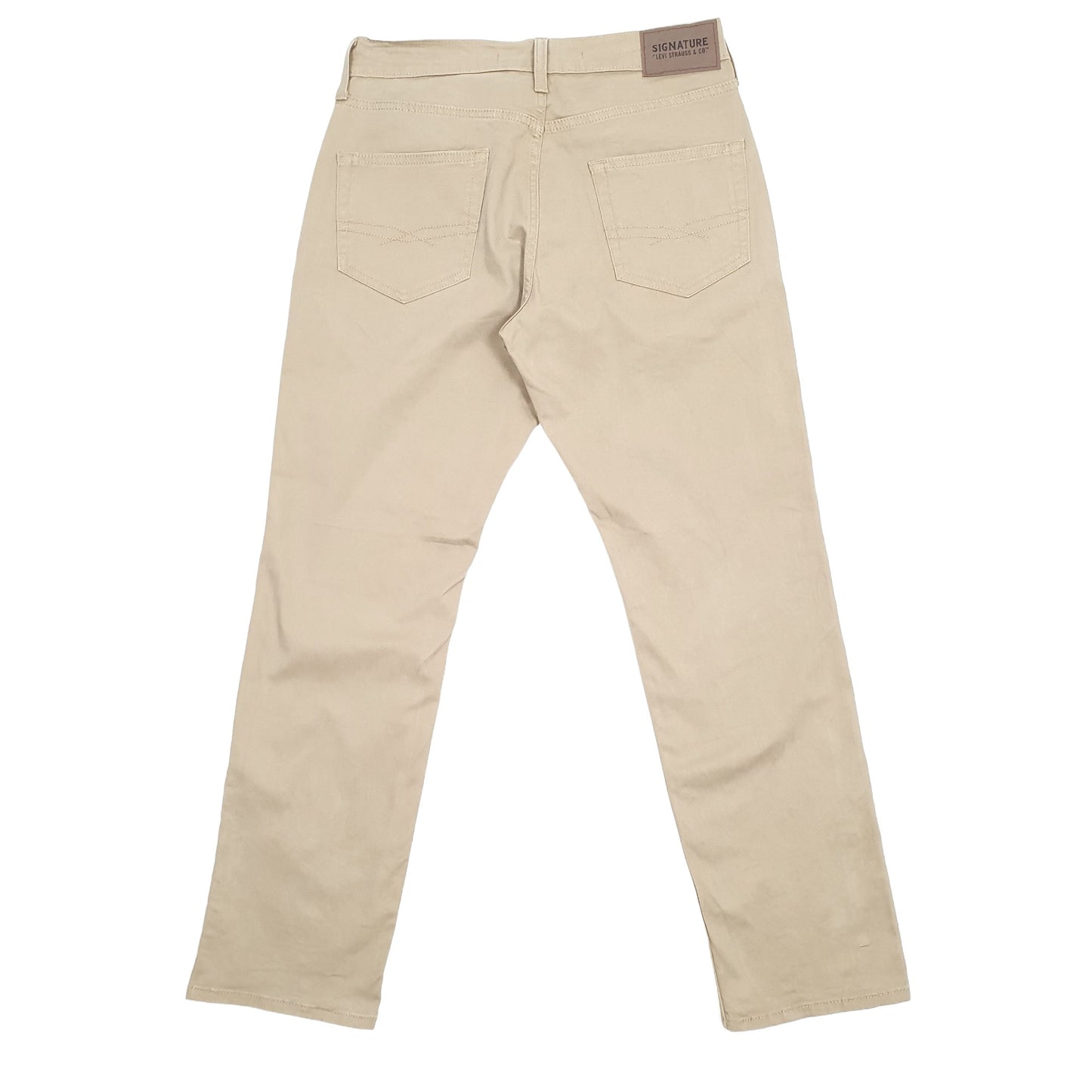 Mens Levis Athletic Slim Tapered Beige Chino Trousers W29 L29 Beige