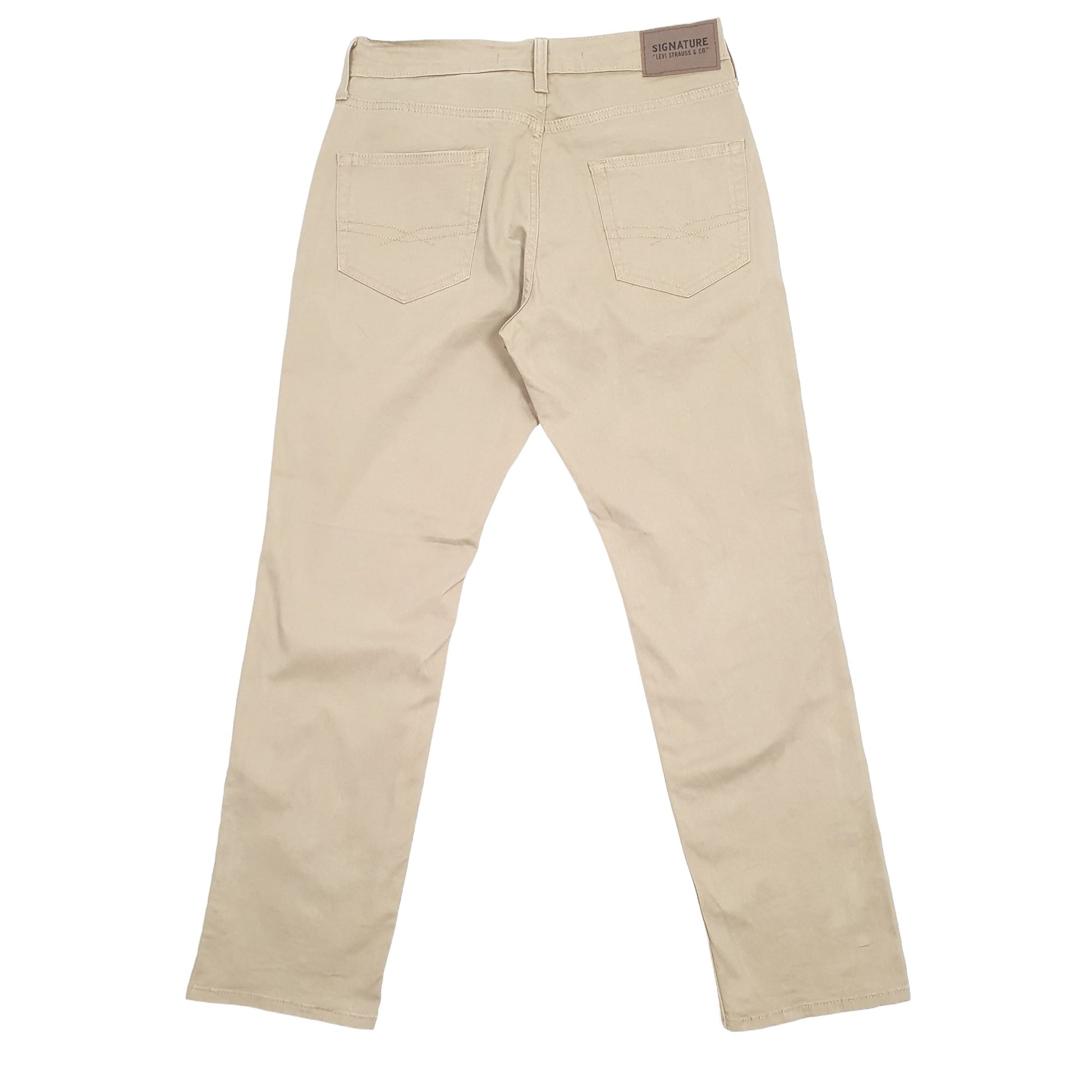 Mens Levis Athletic Slim Tapered Beige Chino Trousers W29 L29 Beige