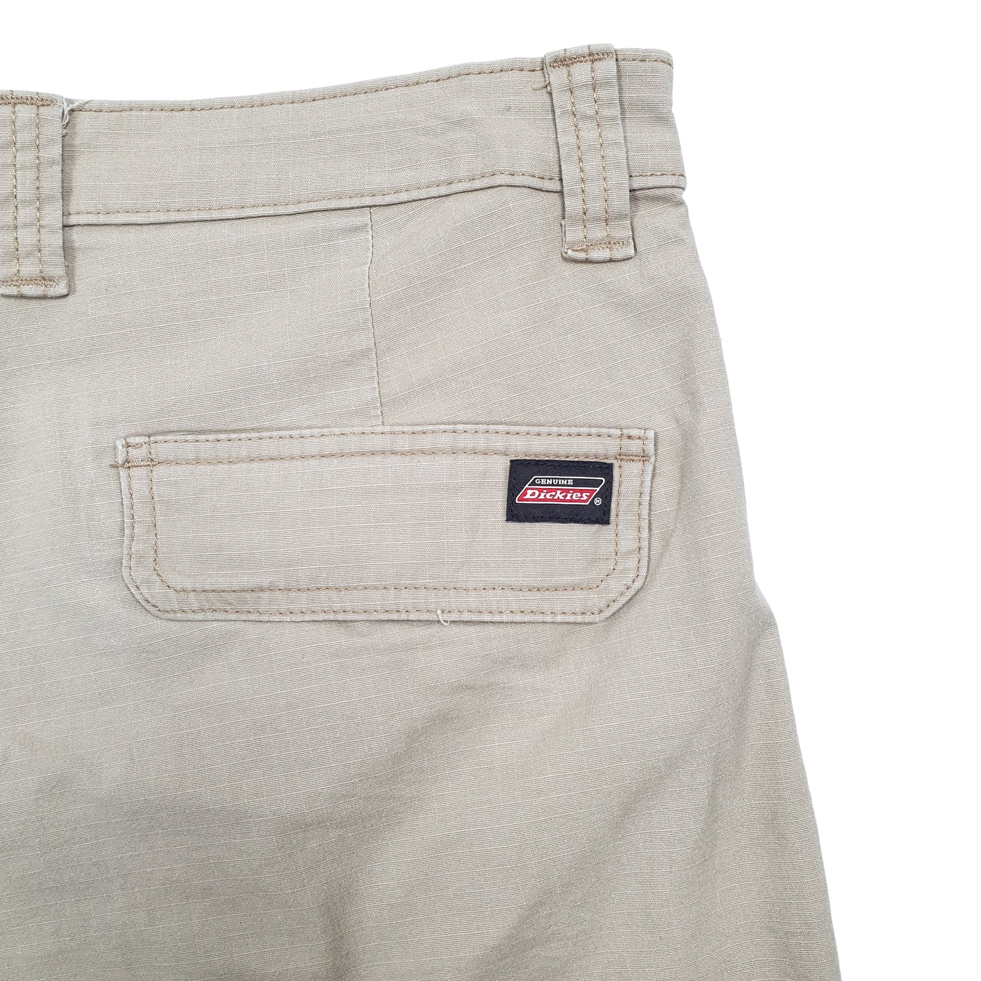 Dickies Beige Cargo Workwear Shorts W34 Beige