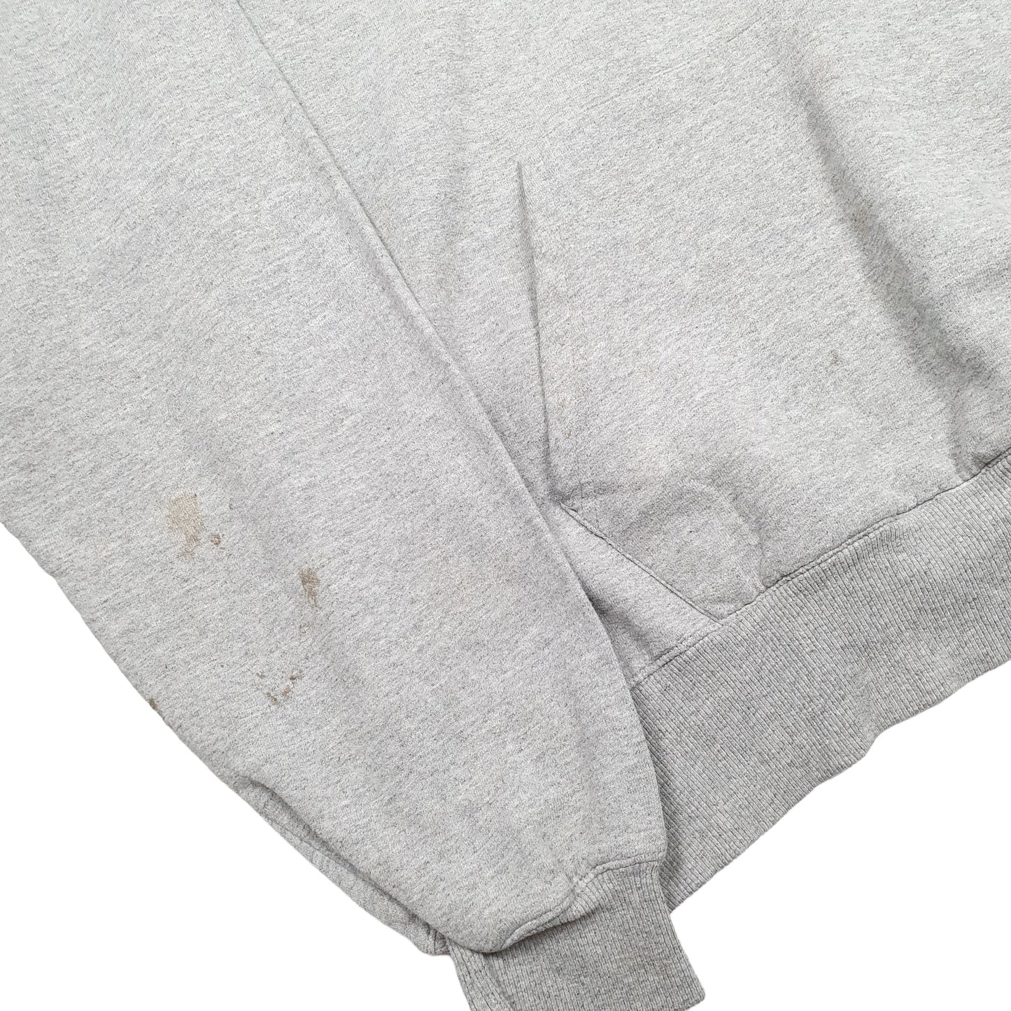 Mens Grey Champion Football Hoodie Jumper