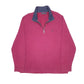 Nautica Quarter Zip XL Burgandy