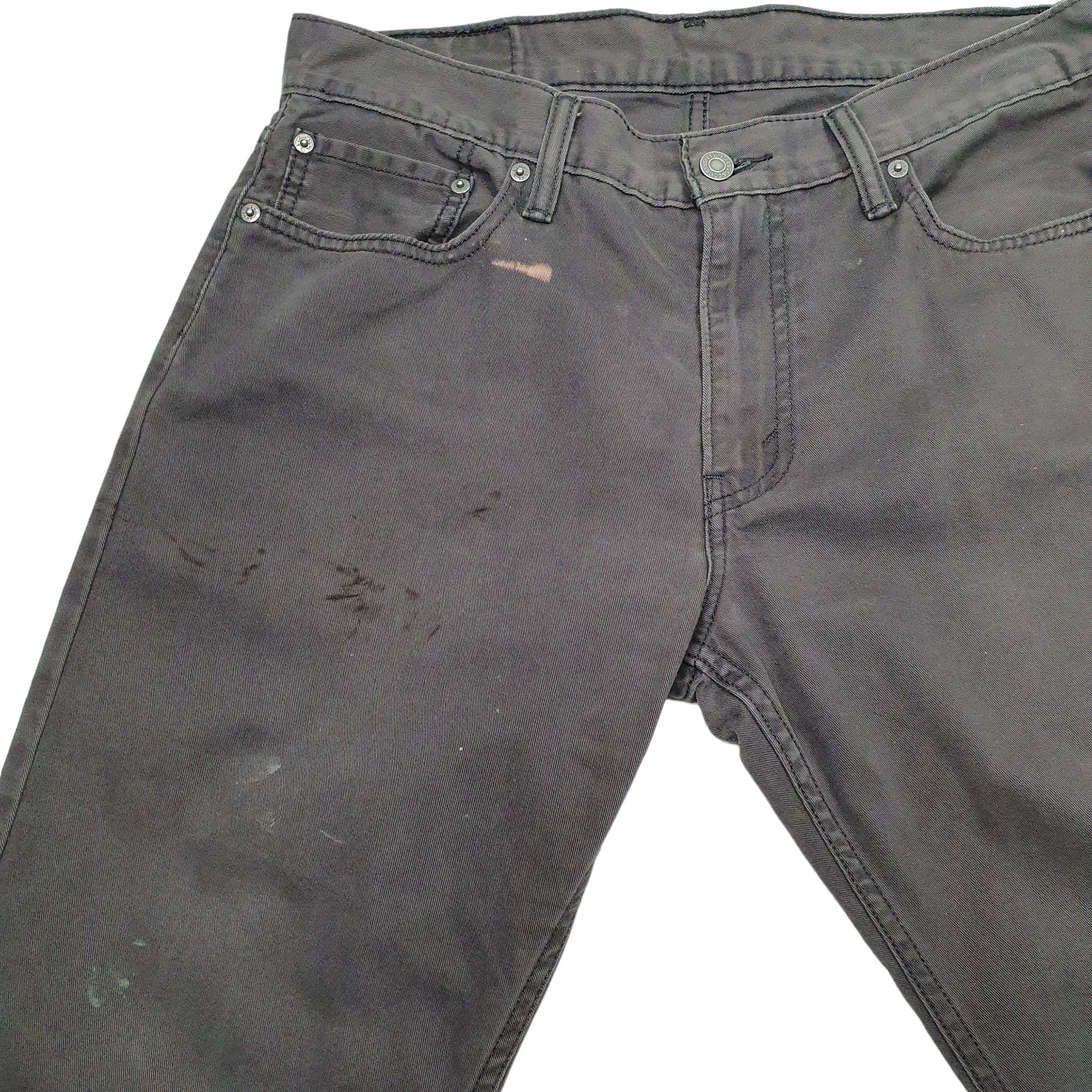 Levis 514 Straight Fit Jeans W34 L32 Grey