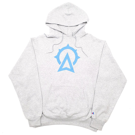 Mens Grey Champion Hoodie Jumper