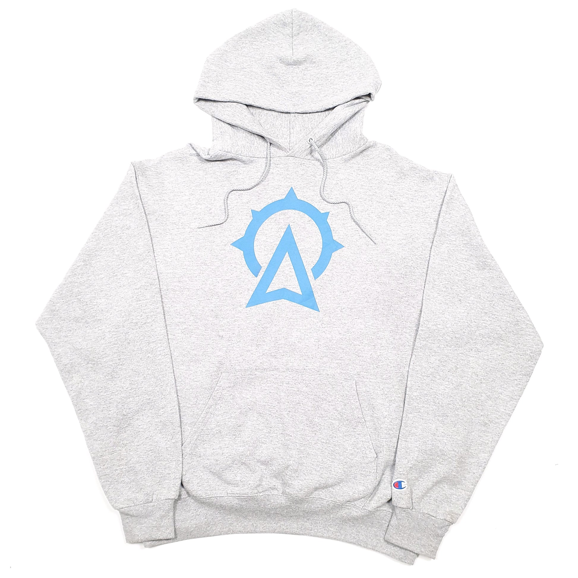 Mens Grey Champion  Hoodie Jumper