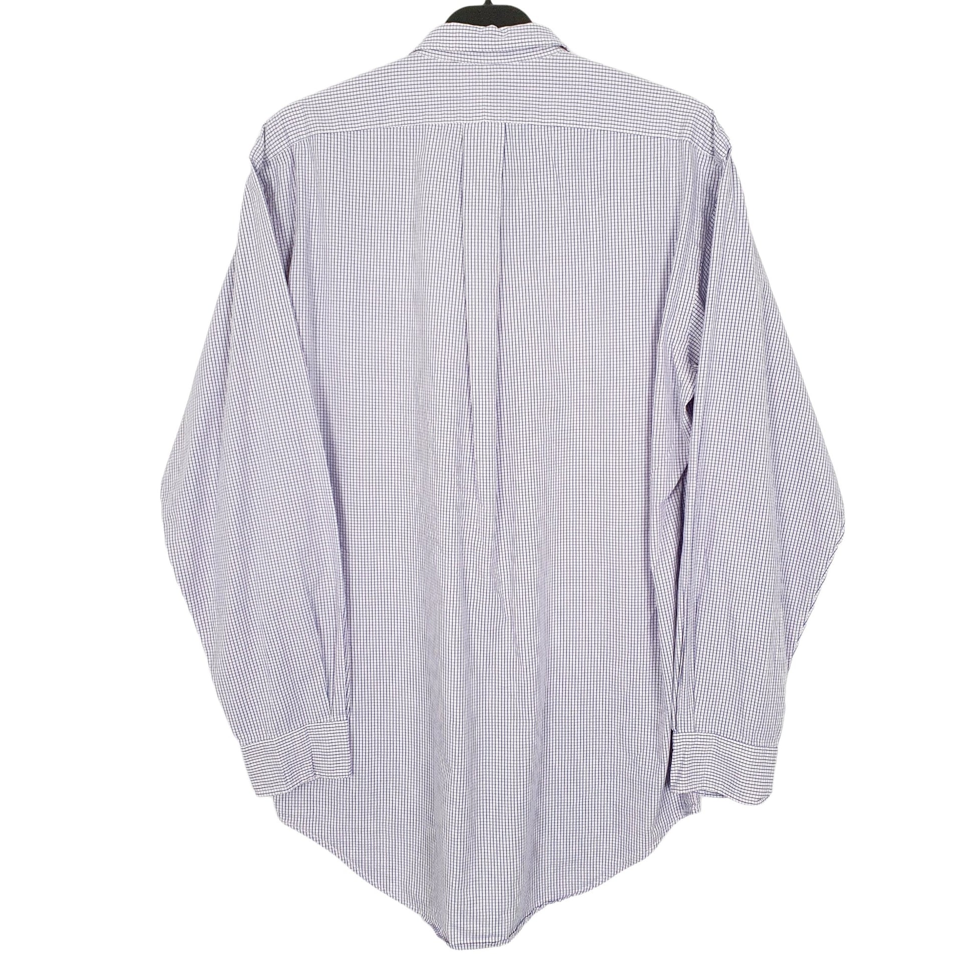 Ralph Lauren Long Sleeve Yarmouth Fit Check Shirt Purple