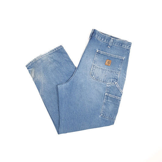 Carhartt Casual Loose Fit Carpenter Jeans W38 L29 Blue