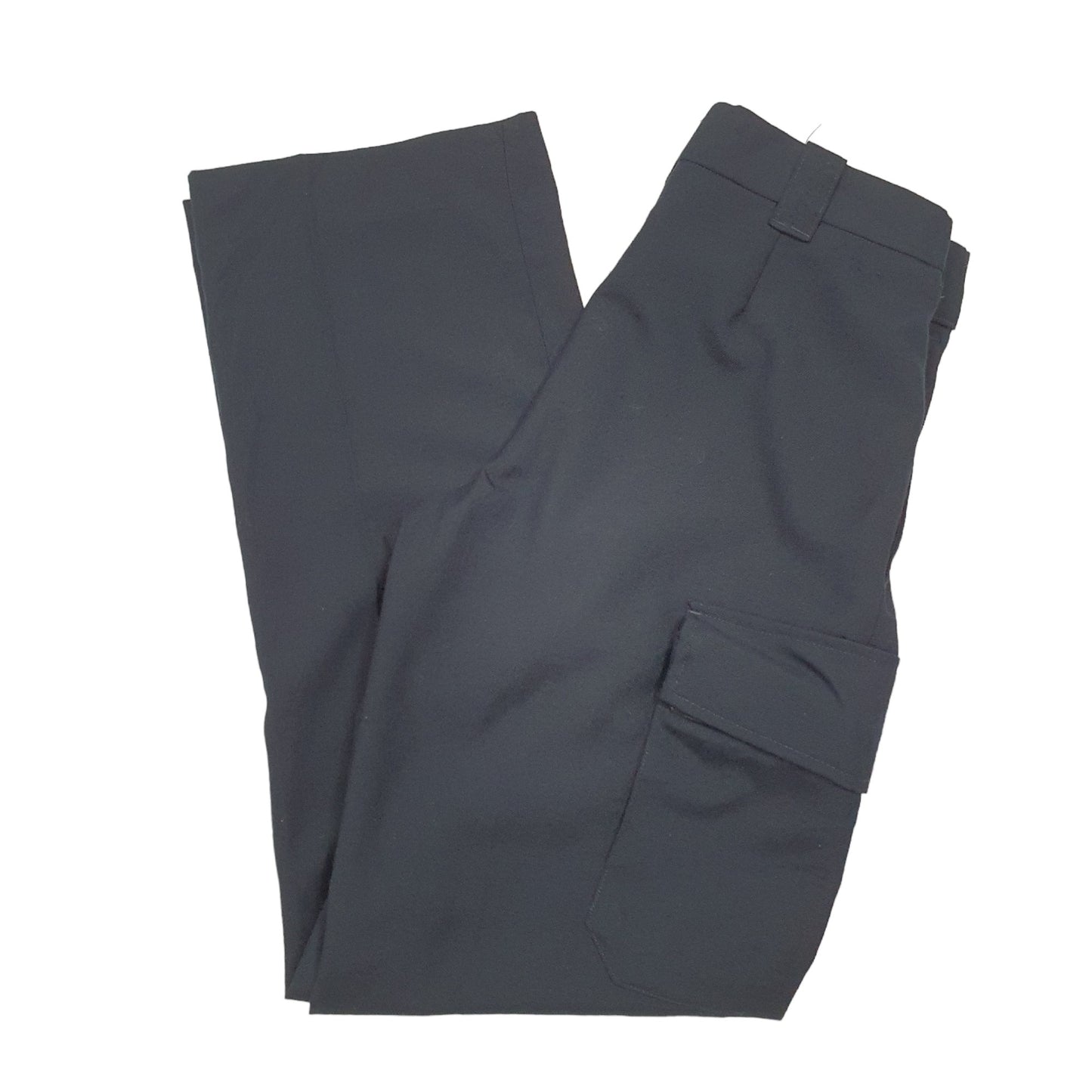 Mens Navy Unbranded Combat Pants Double Pleated Cargo Trousers