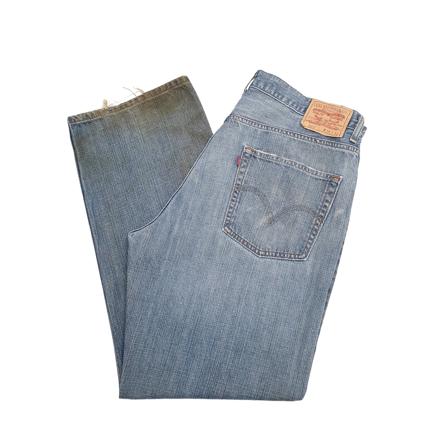 Mens Blue Levis  569 JeansW36 L32