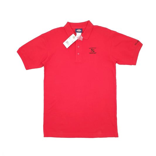 Dickies Short Sleeve Polo Shirt Red