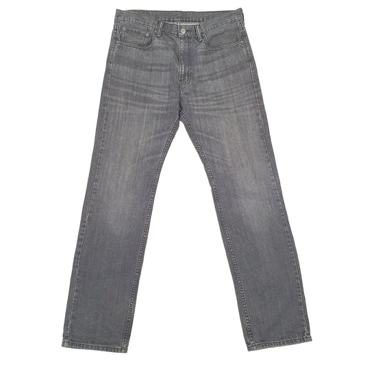 Levis 505 Regular Fit Jeans W34 L33 Grey
