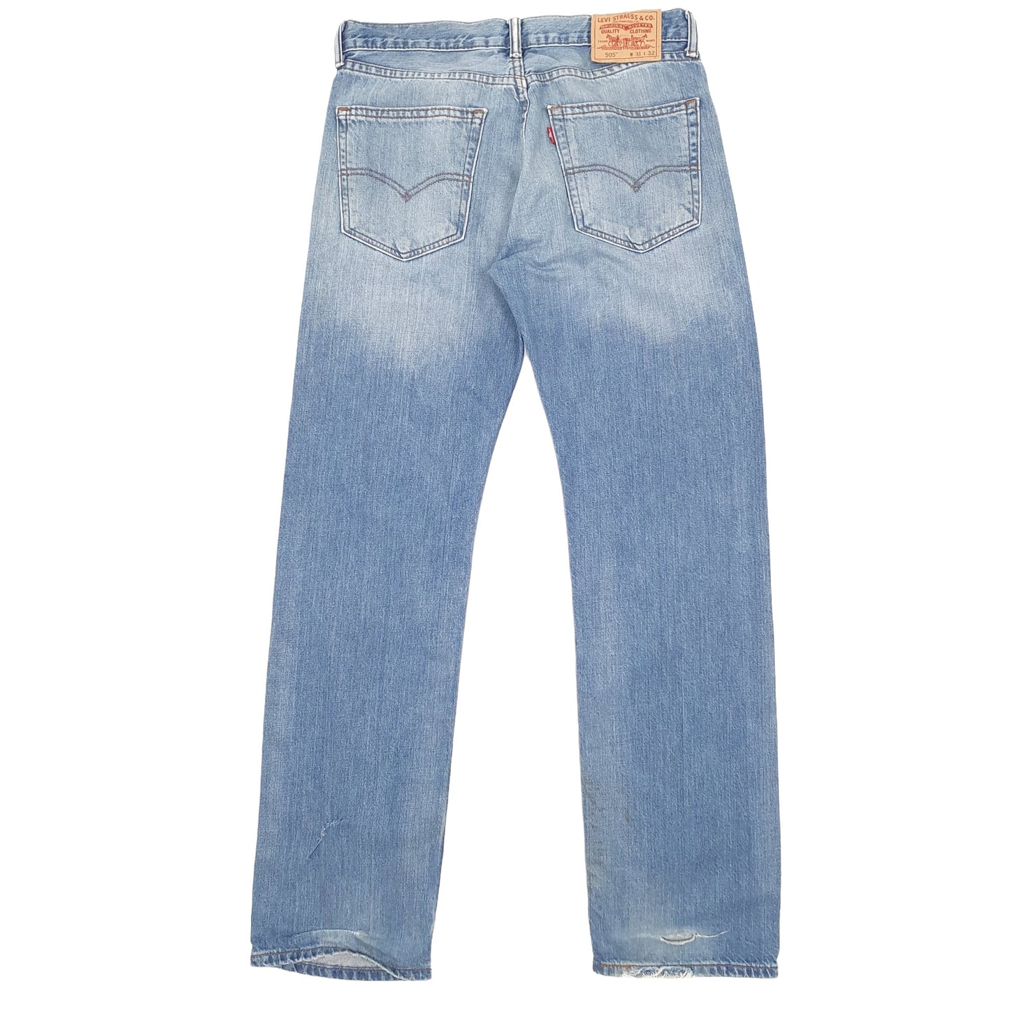 Levis 505 Regular Fit Jeans W31 L32 Blue