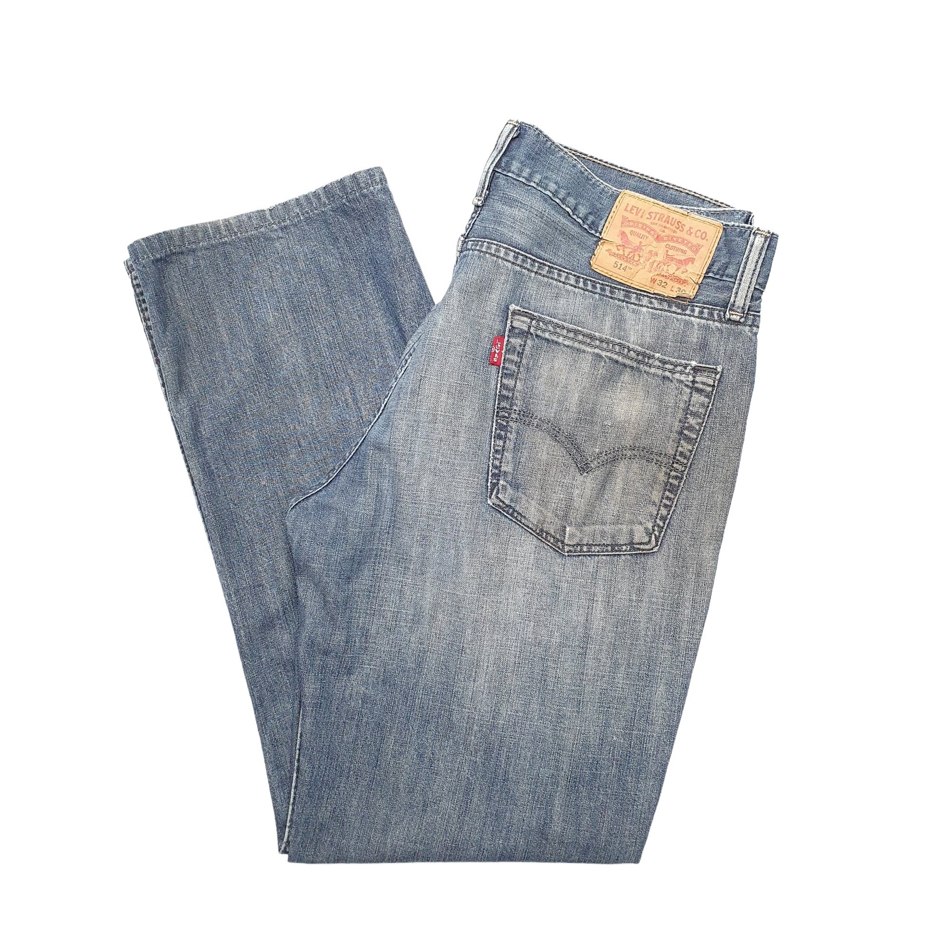 Levis 514 Straight Fit Jeans W32 L30 Blue