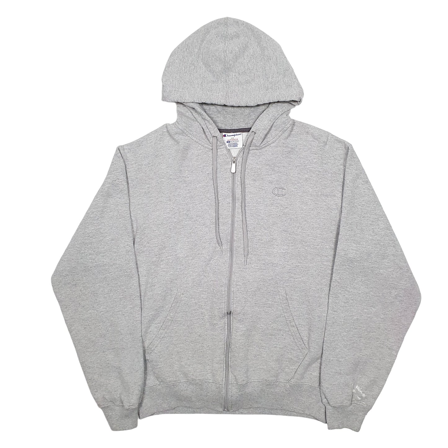 Mens Grey Champion  Hoodie Jumper