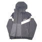 Mens Black Nike NSW Vintage Sherpa Deep Pile Windbreaker Coat