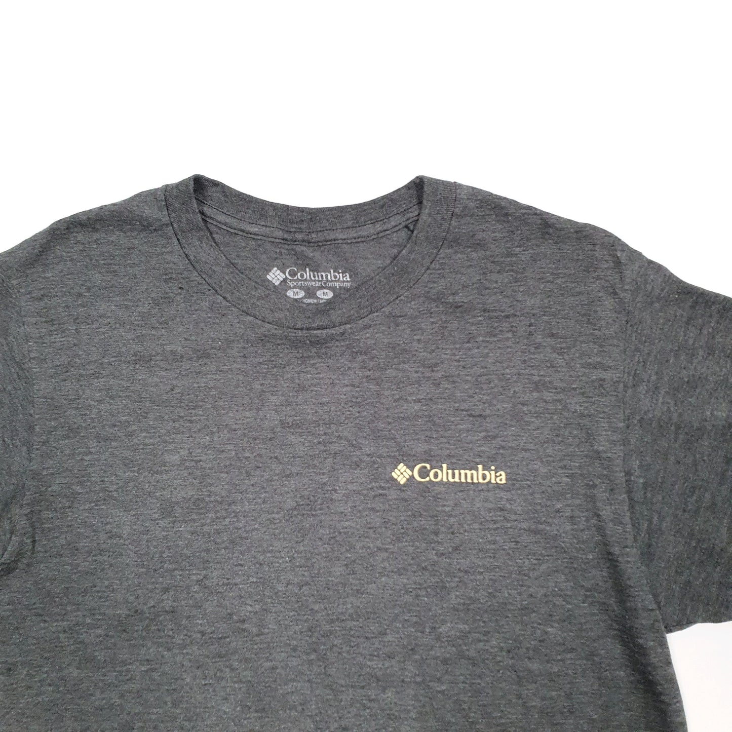 Mens Grey Columbia Sportswear  Short Sleeve T Shirt