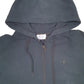 Mens Black Champion  Full Zip Jumper