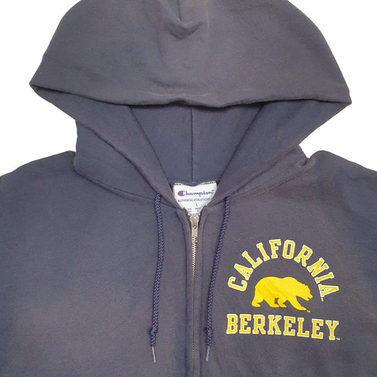 Mens Navy Champion California Berkeley Full Zip Jumper