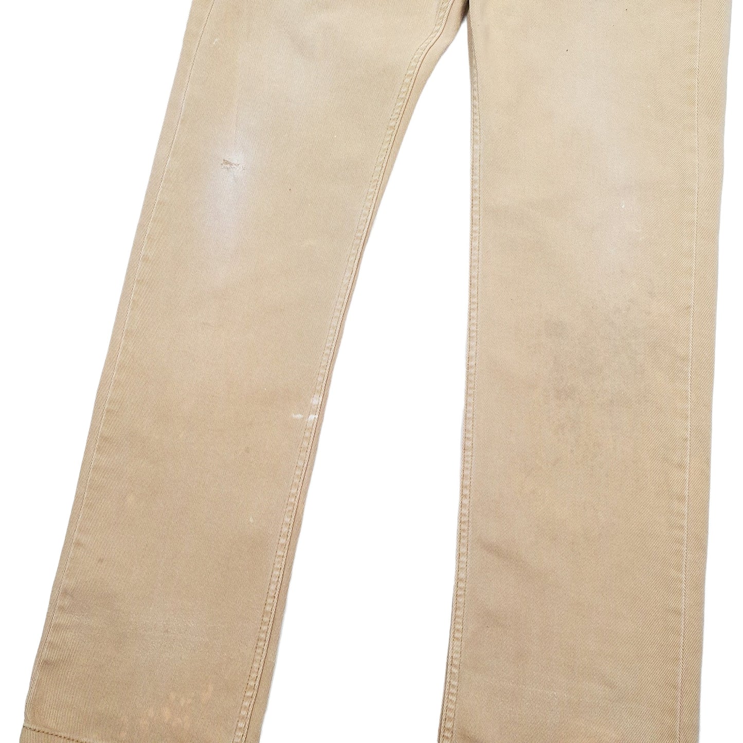 Levis 514 Straight Fit Jeans W34 L32 Beige