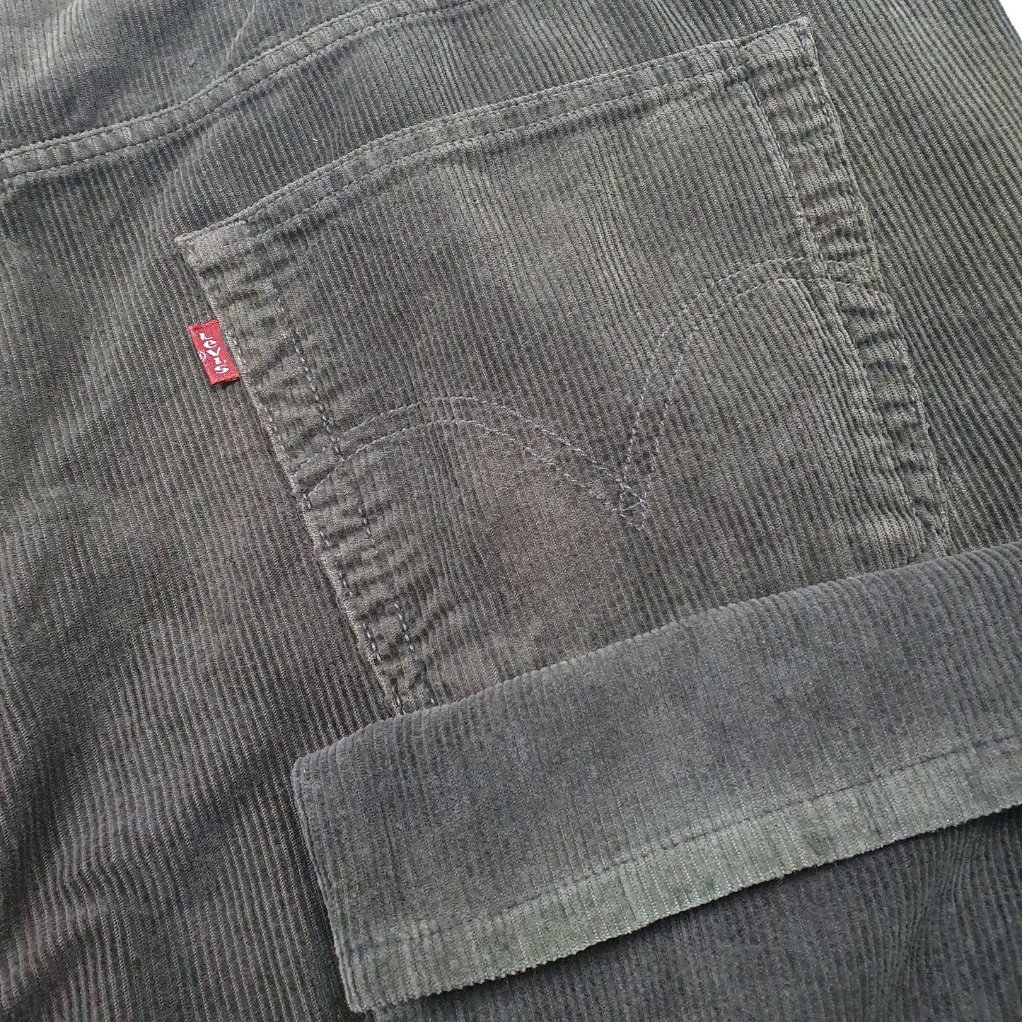 Mens Brown Levis 581 Corduroy Trousers