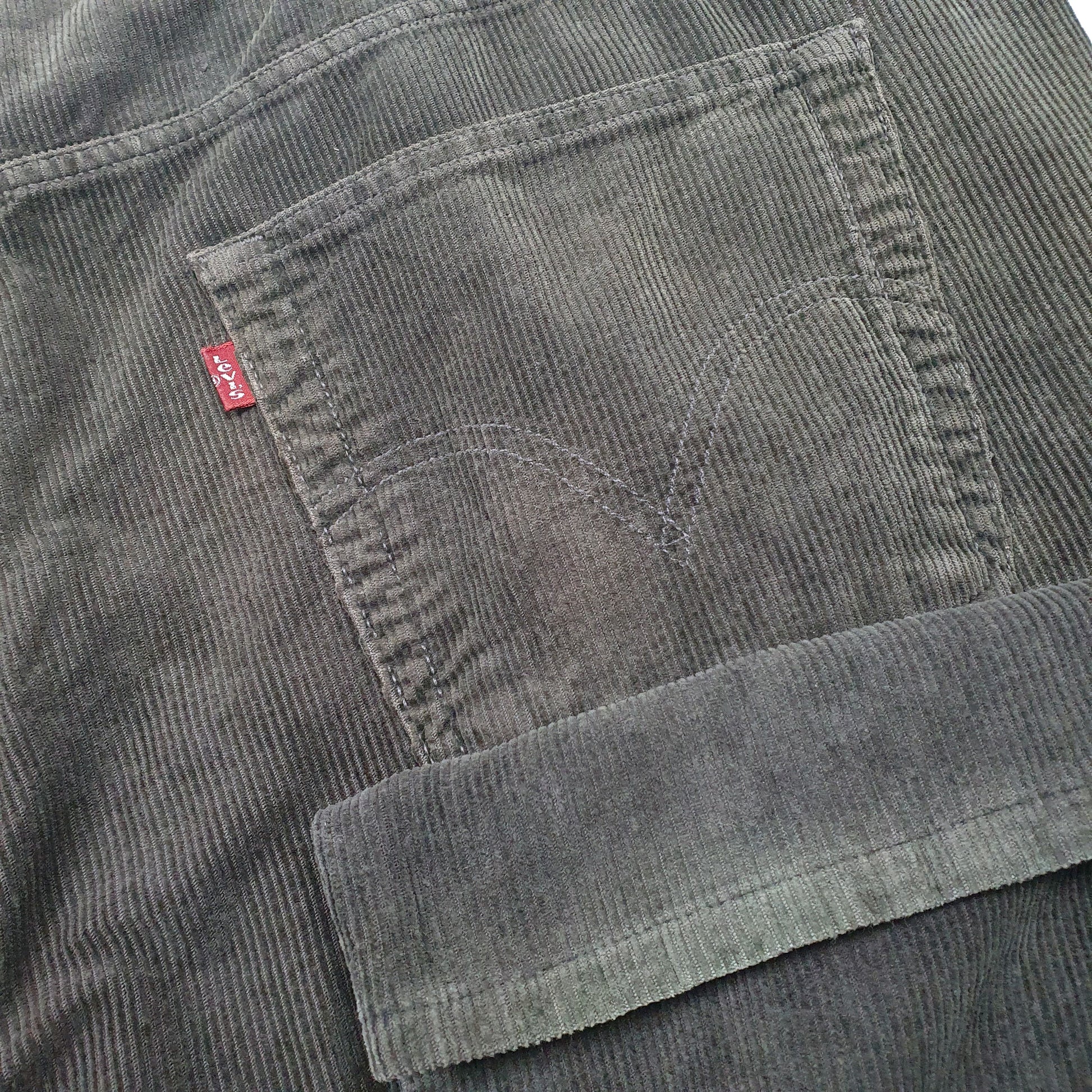 Mens Brown Levis 581 Corduroy Trousers