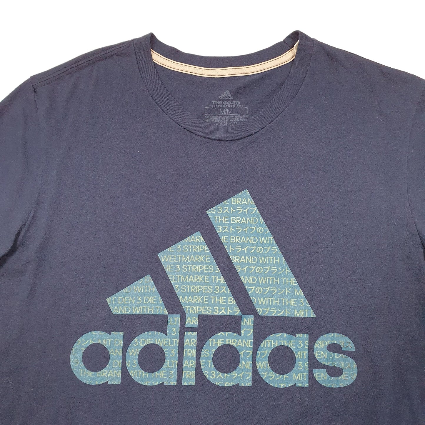 Adidas Short Sleeve T Shirt Navy