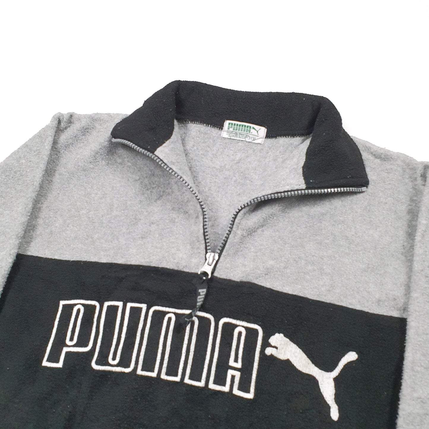 Puma Womens Quarter Zip Fleece XS Grey