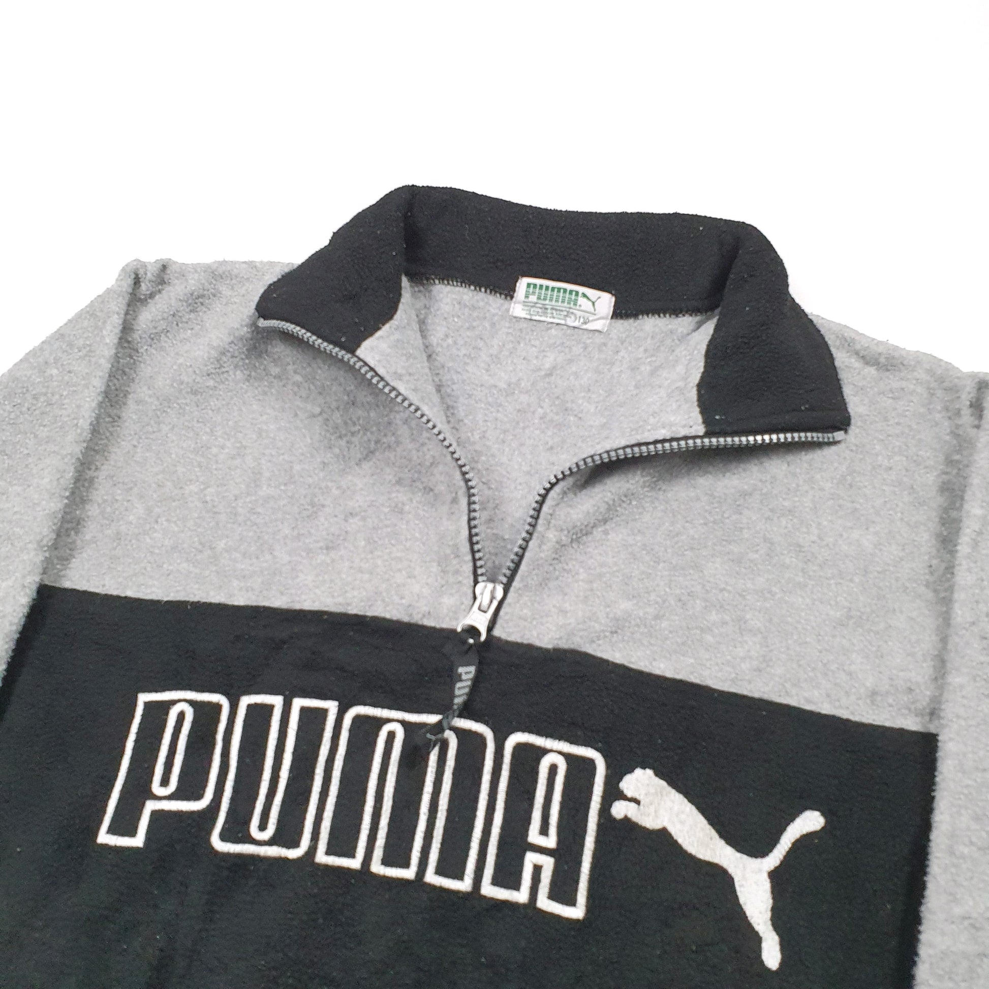 Puma Womens Quarter Zip Fleece XS Grey