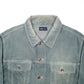 Mens Blue H&M Corduroy Cord Denim Jacket Coat
