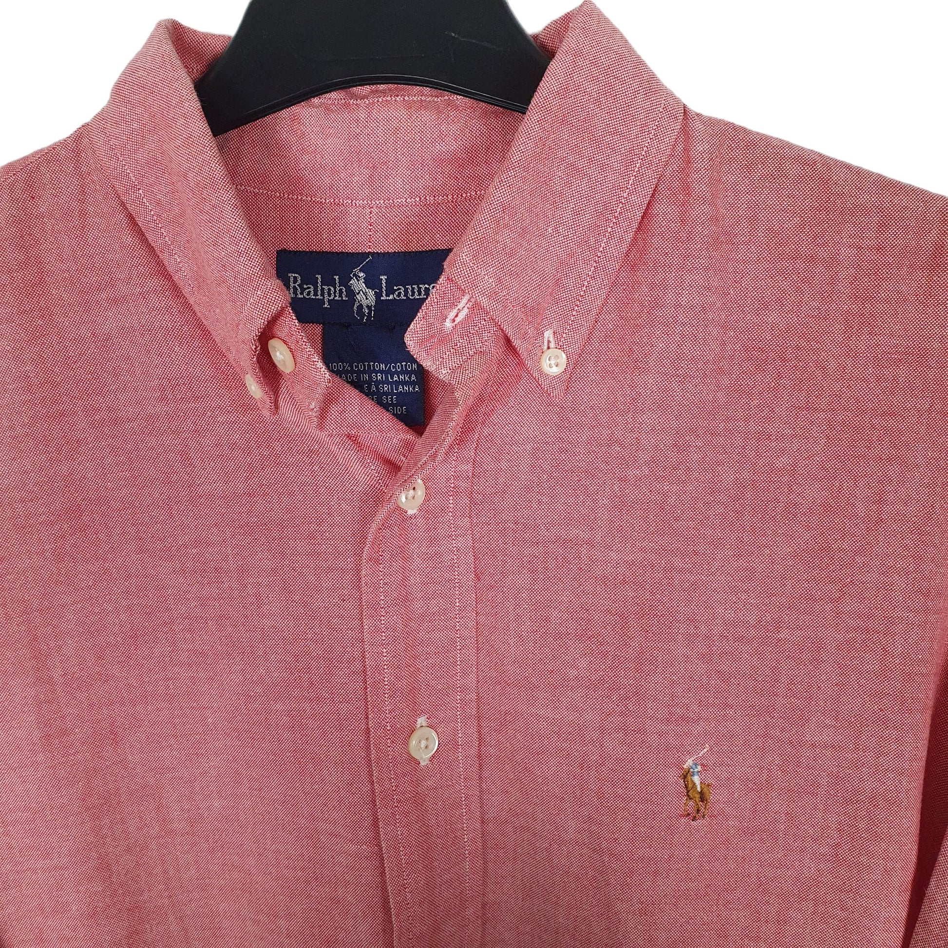 Ralph Lauren Long Sleeve Regular Fit Shirt Red