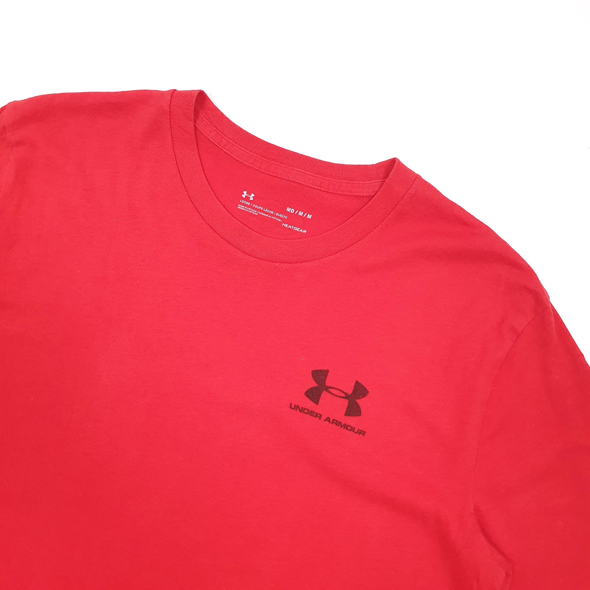 Under Armour Short Sleeve T Shirt Red