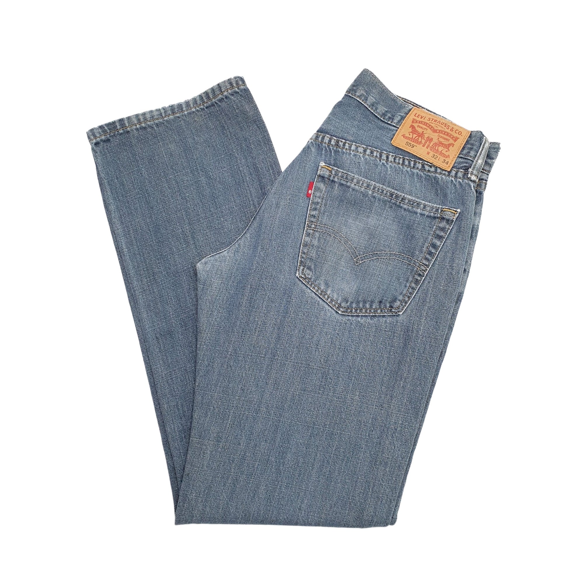 Mens Blue Levis  559 JeansW32 L34