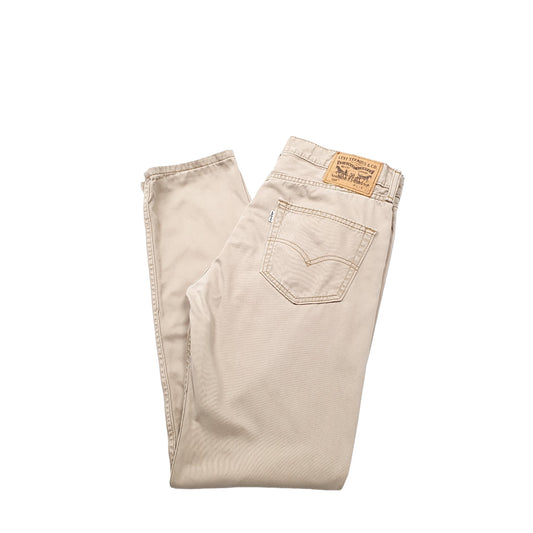 Levis 508 Tapered Fit Jeans W32 L32 Beige