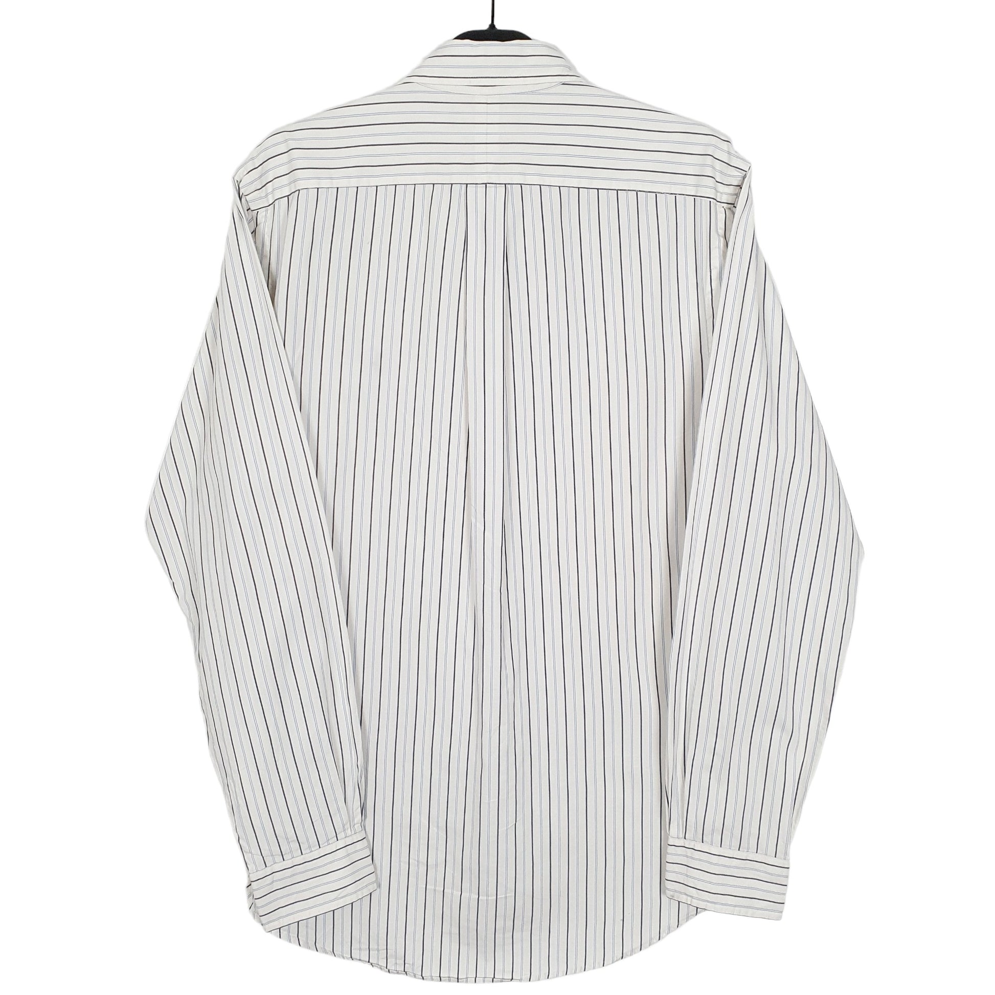 Ralph Lauren Long Sleeve Custom Fit Striped Shirt White