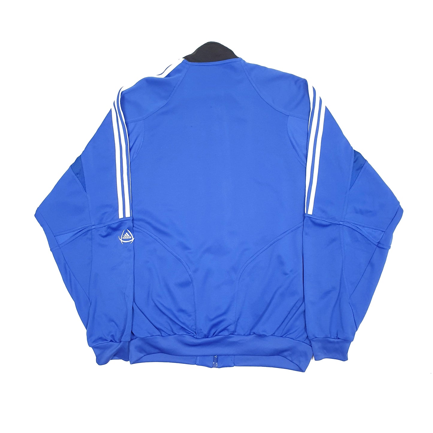 Mens Blue Adidas Track Softshell Full Zip Jumper