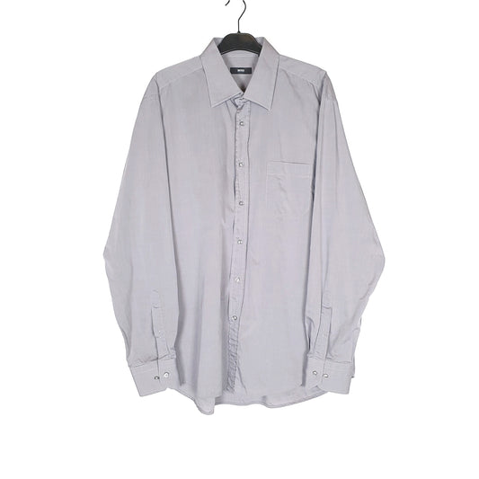 Hugo Boss Long Sleeve Regular Fit Shirt Grey
