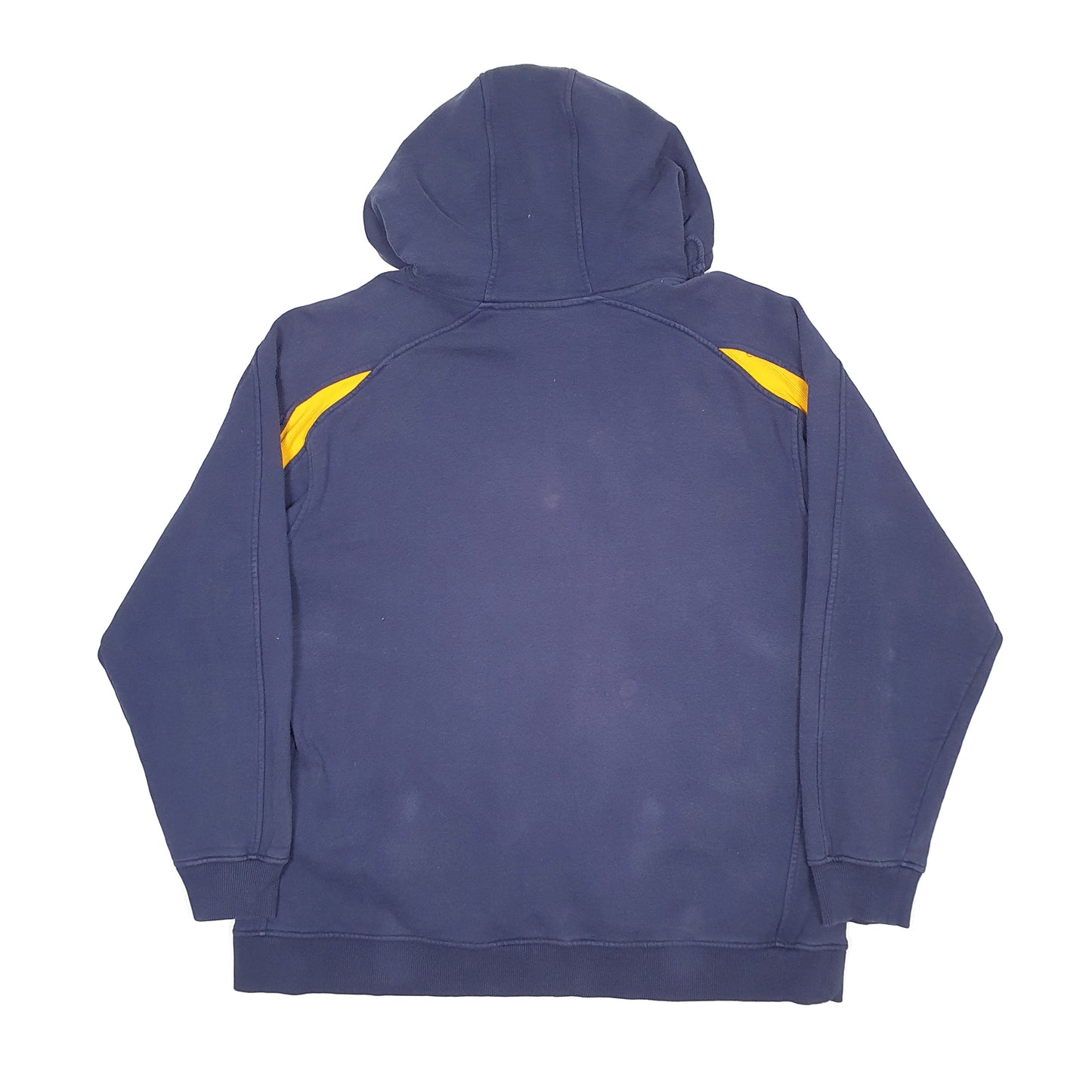 Mens Navy Nike Team Vintage 2000s West Virginia USA College Hoodie Jumper