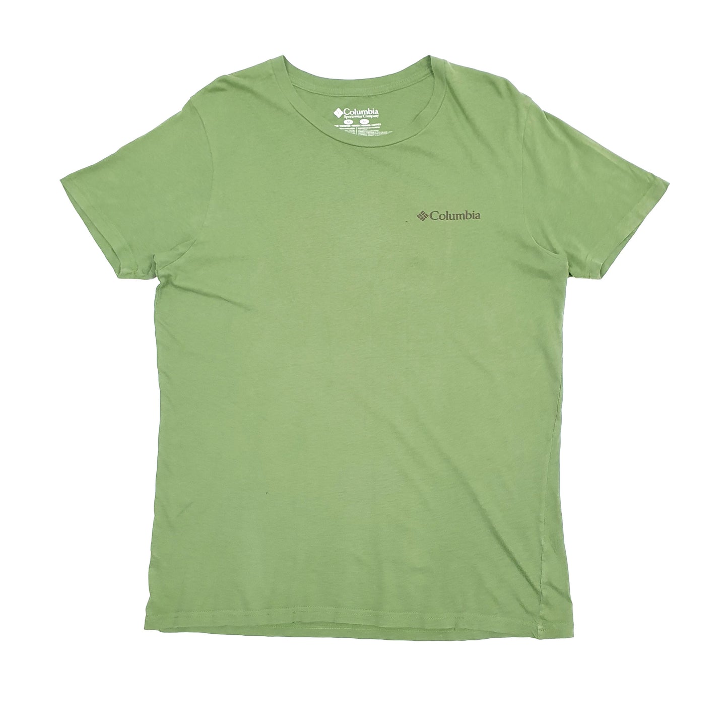 Mens Green Columbia Sportswear  Short Sleeve T Shirt