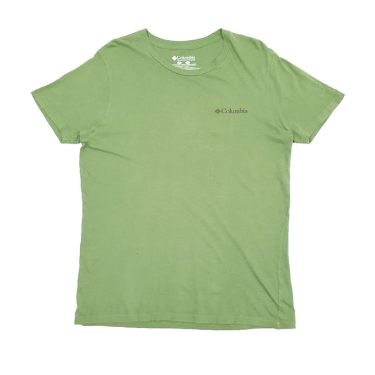 Mens Green Columbia Sportswear  Short Sleeve T Shirt