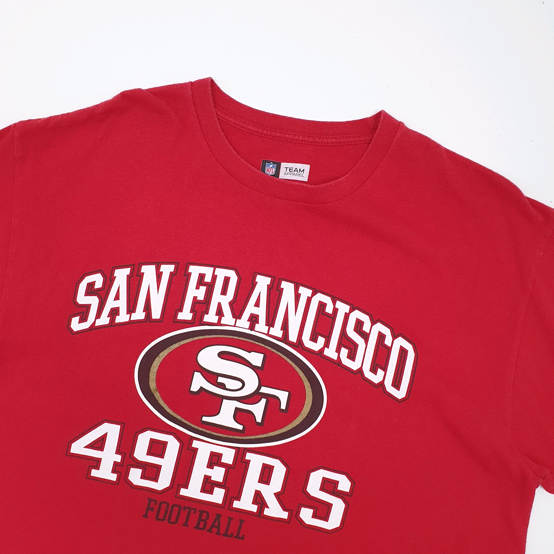 NFL San Francisco 49ers Football Short Sleeve T Shirt Red