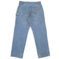 Mens Blue Carhartt  Carpenter JeansW33 L32